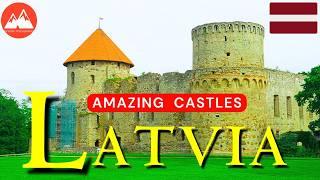 Beautiful Castles in Latvia | The Most Amazing Places in Latvia |  Travel Video 4K