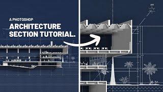 I created this perspective section in Photoshop! A complete tutorial