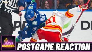 Flames @ Canucks Postgame Reaction | FN After Burner - Game 17