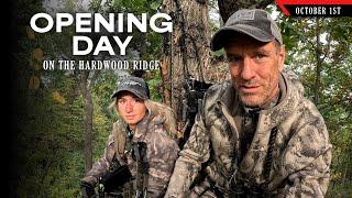 Opening Day on the Hardwood Ridge | Bowhunting Whitetails w/ Bill Winke