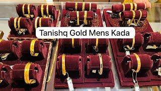 Latest 2024 Collection Tanishq Gold Kada For Men with Price and Weight | Gold Kada for Mens Gents