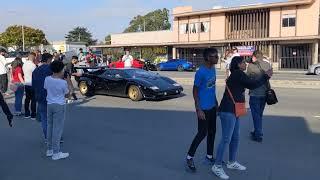 Lamborghini Countach QV Leaving Exotics on Broadway