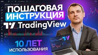 TradingView пошаговая инструкция, 10 лет опыта работы/ Как сделать технический анализ удобным!