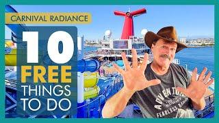 10 Complimentary Things to do on Carnival Radiance