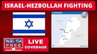 Israel Hezbollah Fighting - LIVE Breaking News Coverage (Fears of War in Lebanon)