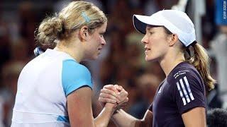 【50fps】Kim Clijsters v. Justine Henin | Brisbane 2010 Final Highlights