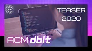 Teaser 2020 | ACM-DBIT Student Chapter | Don Bosco Institute of Technology, Mumbai