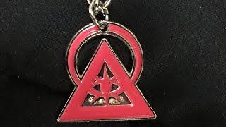 Illuminatiam Talisman – regular and gold + book (The First Testament of the Illuminati) and poster