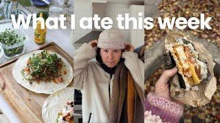 What I eat in a week *realistic*