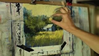 Pastel Landscape Painting with Bethany Fields