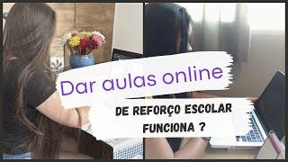 Dar aula online no reforço escolar é uma boa alternativa ? Final com dica ouro! #reforçoescolar