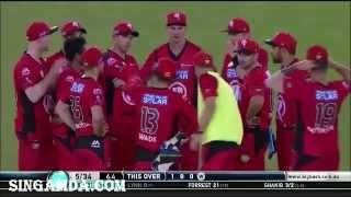 sakib 4 wickets from 13balls in bigbash