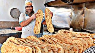 Baking 3500 whole grain breakfast breads in a small bakery: Breakfast bread making video