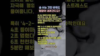 숨쉬는 방법만 바꿔도 혈압이 떨어진다구? #호흡법 #혈압낮추는법 #복식호흡 #고혈압 #쌩쌩라이프 #건강정보 #생활건강
