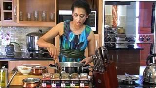 Yudhika Sujanani shows how to make an Asian Prawn Pulao