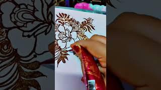 #veryeasyandverybeautifulflowerdesign #henna #mehndi #art