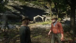 Uncle calling Arthur a Good Man | Camp Encounter | Red Dead Redemption 2