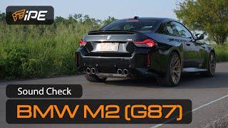 BMW M2 (G87) – iPE Valvetronic Exhaust System (Sound Check)