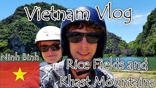 Rice Fields and Khast Mountains of Ninh Binh - Vietnam Vlog