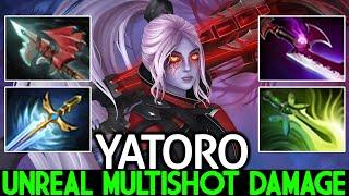 YATORO [Drow Ranger] Rampage Mode On Unreal Multishot Damage Dota 2