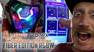 Movetronix LED Scheinwerfer Hexbeam Carbon RGBW | Locciseye 4.0