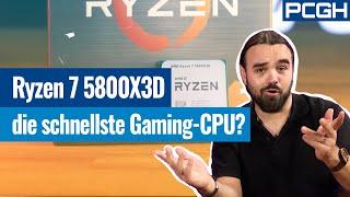 AMD Ryzen 7 5800X3D im Benchmark-TEST: Die FAST schnellste GAMING-CPU der Welt!