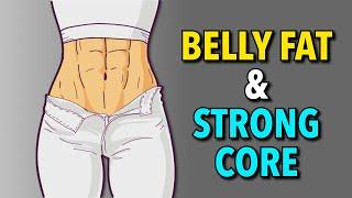 Rapid Flat Belly Workout - Exercises to reduce belly fat & strengthen the core