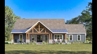 Exclusive Modern Farmhouse with 3-4 beds and 2 Baths | Plan 009-00409