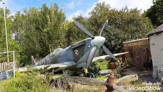 FOUND A SPITFIRE IN SOMEONES BACK GARDEN (ww2, stoke on trent, epic find polish squadron)