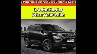 5 Panoramic Sunroof Cars Under 15 lakhs