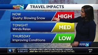 Iowa weather: Strong winds continue as snow moves east