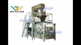 Pouch Filling Machine: Two minutes to show you how does machine fill and seal automatically