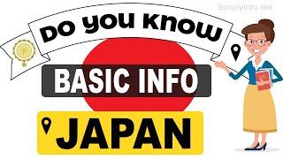 Do You Know Japan Basic Information | World Countries Information #87 - General Knowledge & Quizzes