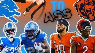 BELT TO ASS!! Detroit Lions vs. Chicago Bears | Week 16 Highlights Reaction