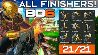 ALL FINISHING MOVES in BLACK OPS 6 | ALL BO6 FINISHING MOVES (SEASON 1 RELOADED)