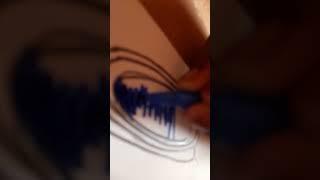 Draw and colouring the pot prepare from Abhay