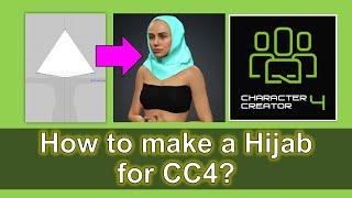 How to create Hijab for CC4 with Marvelous Designer | Tutorial #hijab #cc4 #charactercreator4