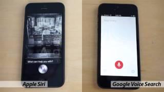 Siri Vs. Google Voice Search - MAY 2013 Battle