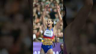 Olympic  medalist Beatriz Hatz #usa #shorts #sports #trending