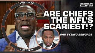 Shannon Sharpe ASSERTS Chiefs as NFL's SCARIEST team  Stephen A. DISAGREES  | First Take