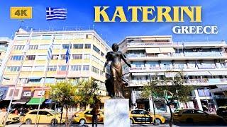 Katerini, Greece: A Walking Tour In 4K (2024)