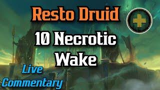 Resto Druid 10 Necrotic Wake (Healing Out Loud Commentary)