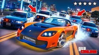 НОЧНАЯ ПОГОНЯ ОТ КОПОВ НА ДРИФТ ТАЧКЕ В ГТА 5! АВТОУГОНЩИК ПРОТИВ КОПОВ | НОЧНЫЕ ПОИСКИ