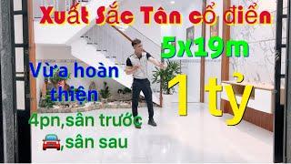 T11Chính Chủ bán nhà giá rẻ ,2021 TÂN CỔ ĐIỂN nhà đẹp sổ hồng riêng từng căn ,ngay chợ bình chánh