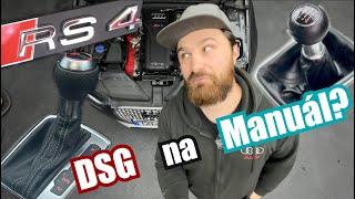 Prerobiť DSG RS4 B8.5 na manuál ? Neni problém ... ale kto nám s tým teraz pômože?? Či sa to nedá