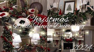 NEW2024 MASSIVE CHRISTMAS DECORATE WITH ME WHOLE HOUSE CHRISTMAS DECORATING