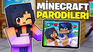 MİNECRAFT PARODİLERİ KAMERA ARKASI ! - öpüşme videoları (Minecraft Parodi)