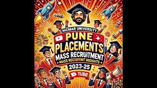 NICMAR UNIVERSITY PUNE Placements 2023-25  | Mass Recruitment Highlights 