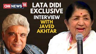 Lata Mangeshkar Interview with Javed Akhtar | Lata Mangeshkar Latest News | CNN News18 Live