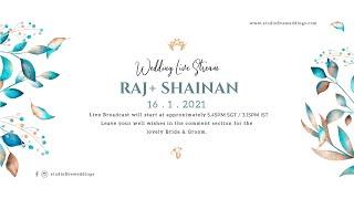 Wedding Livestream Of Raj & Shainan | @ Hangar 66, Seletar Airport Singapore | Pastor DR Jasbir